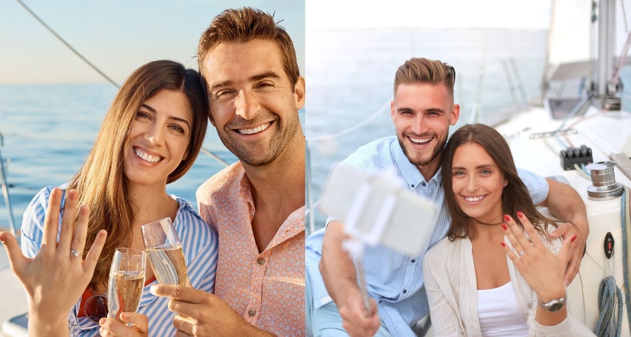 How to plan a surprise proposal on a yacht in Santorini in 2024