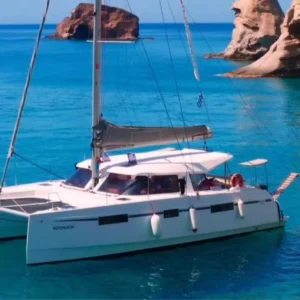 Milos-Catamaran LUXE-Private-Cruises