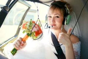 Helicopter After Wedding Tour Santorini