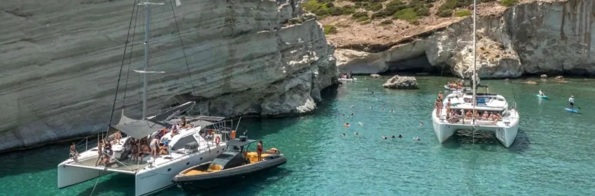 Milos Private Catamaran Cruise Hero Image